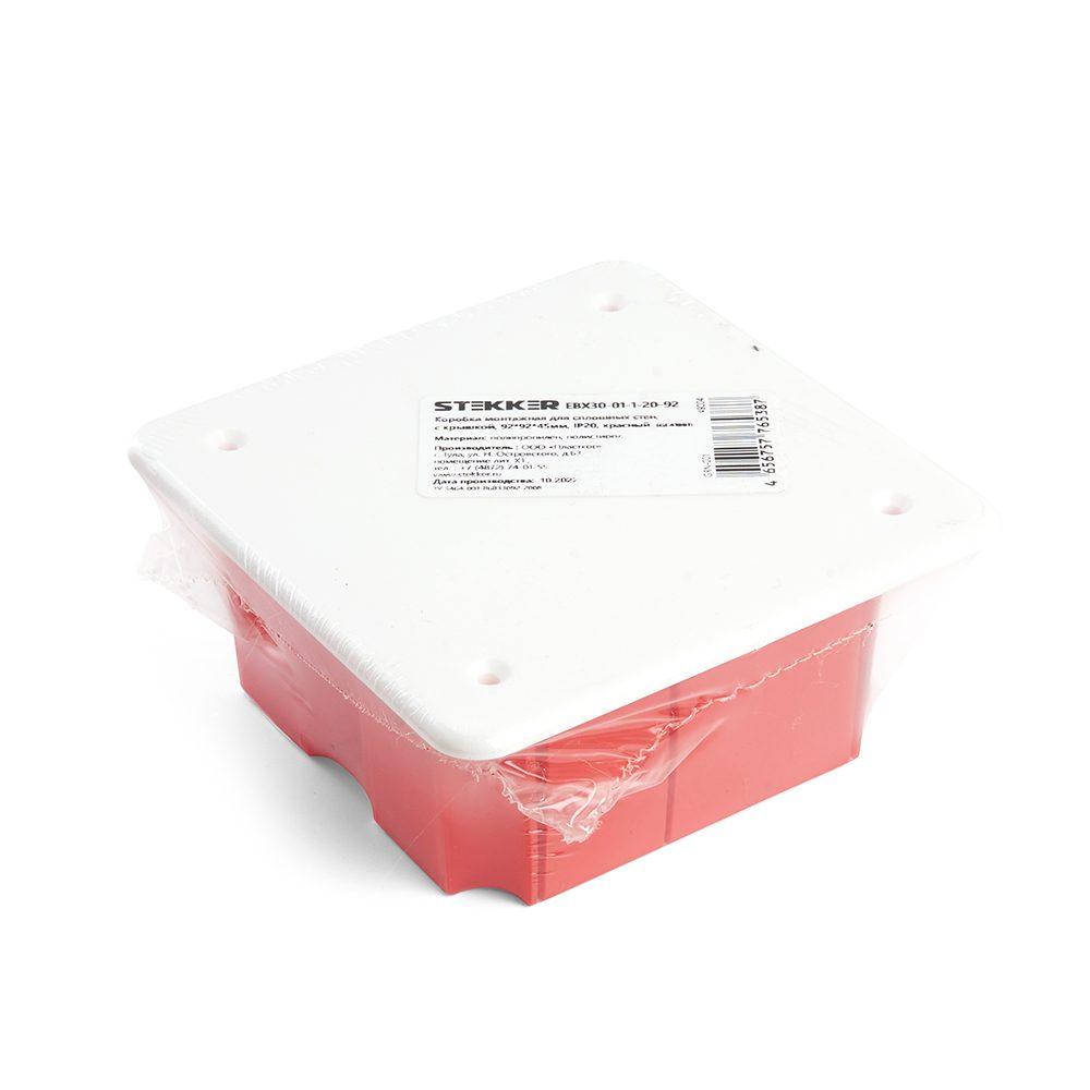 Коробка монтажная Stekker EBX30-01-1-20-92 49004 Коробка монтажная Stekker EBX30-01-1-20-92 49004
