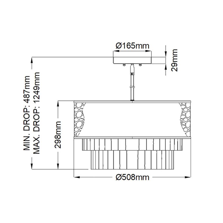 Подвесной светильник Hinkley Reverie QN-REVERIE-4P-CPG