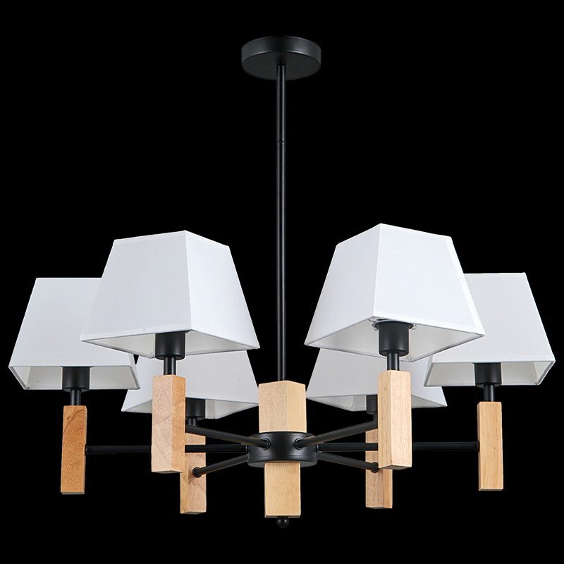 Люстра на штанге Illumico IL0026-6PSQ-19 BK WD Люстра на штанге Illumico IL0026-6PSQ-19 BK WD