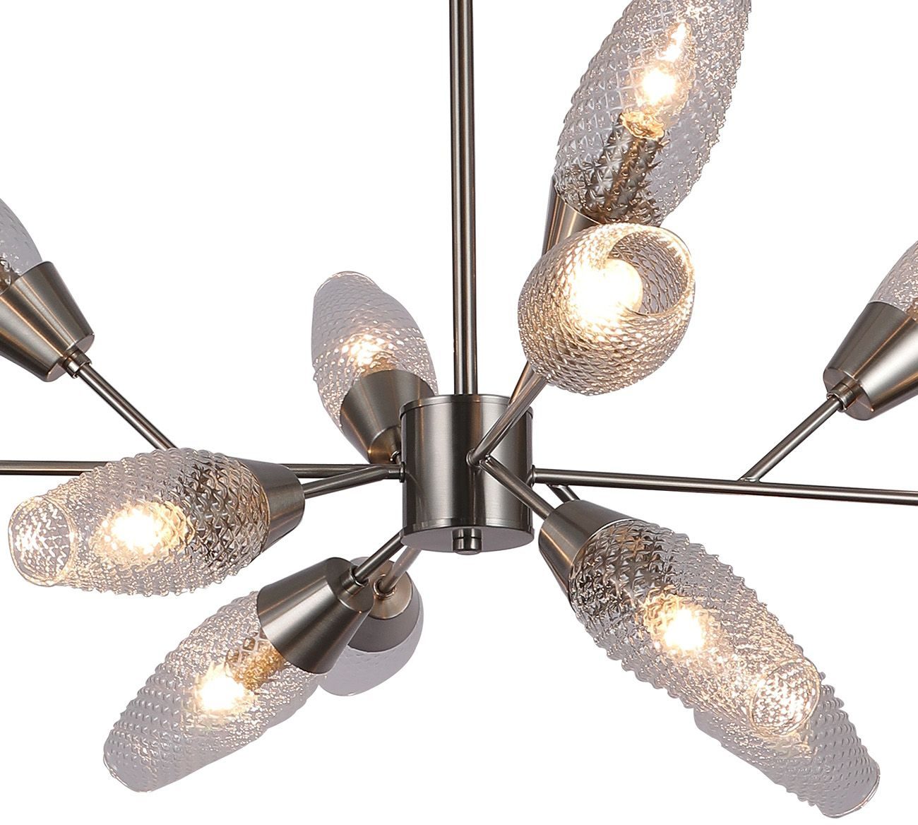 Люстра на штанге Escada Desire 10165/12PL Nickel Люстра на штанге Escada Desire 10165/12PL Nickel