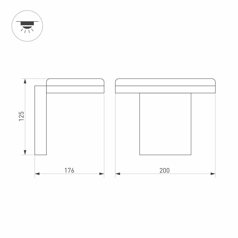 Настенный светильник Arlight Lgd-tent 029977 Настенный светильник Arlight Lgd-tent 029977
