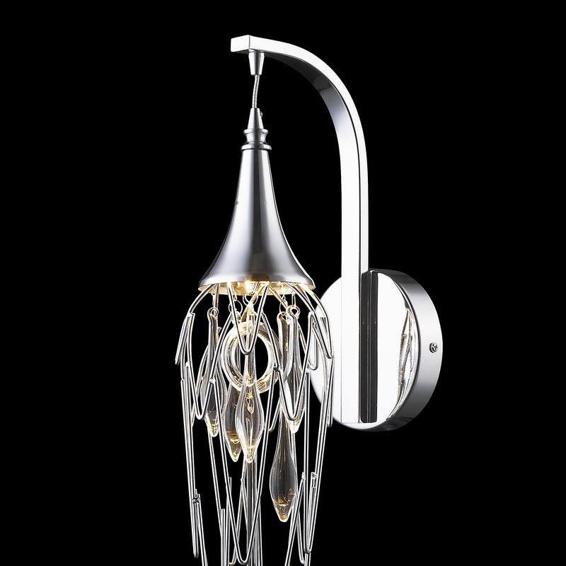 Бра Delight Collection Goddess Tears W68009S-1 chrome Бра Delight Collection Goddess Tears W68009S-1 chrome