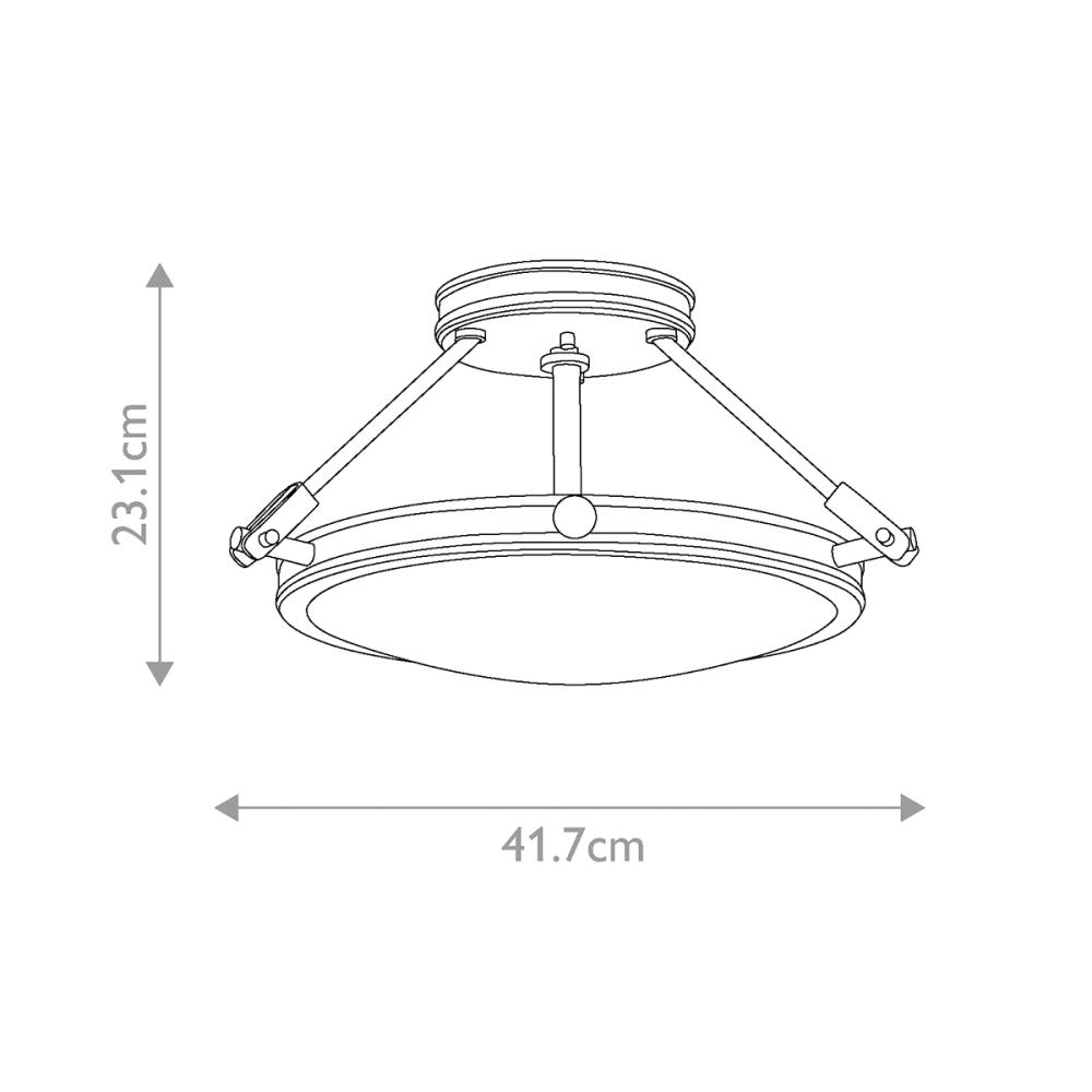 Потолочный светильник Hinkley Collier HK-COLLIER-SF-S Потолочный светильник Hinkley Collier HK-COLLIER-SF-S