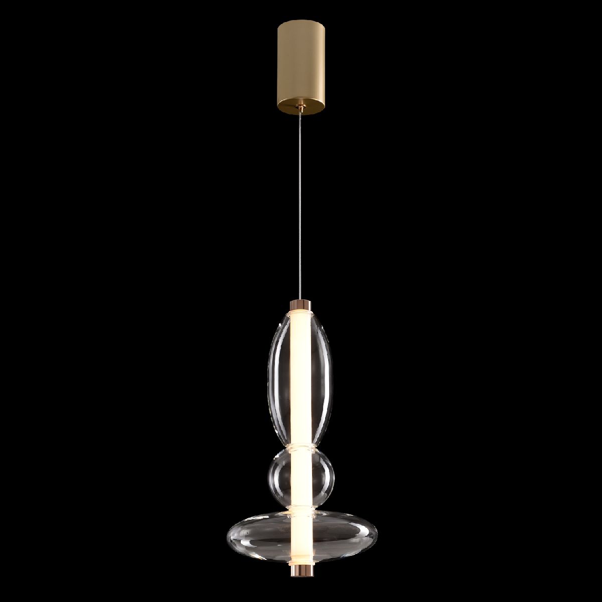 Подвесной светильник Crystal Lux QUASAR SP10W LED TRANSPARENT Подвесной светильник Crystal Lux QUASAR SP10W LED TRANSPARENT
