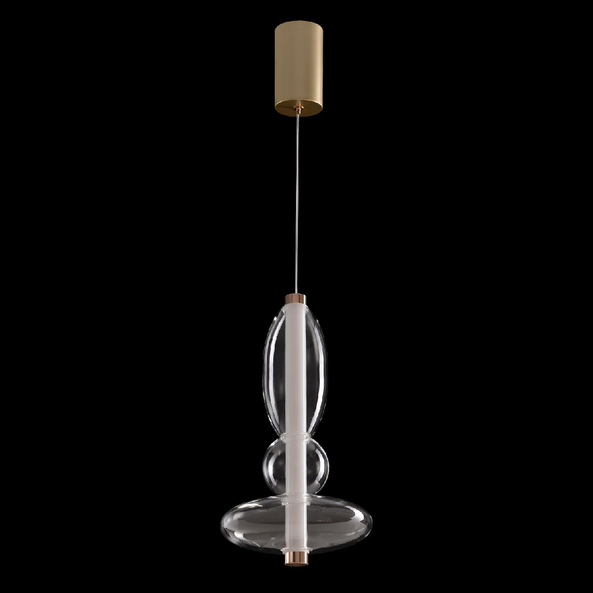 Подвесной светильник Crystal Lux QUASAR SP10W LED TRANSPARENT Подвесной светильник Crystal Lux QUASAR SP10W LED TRANSPARENT