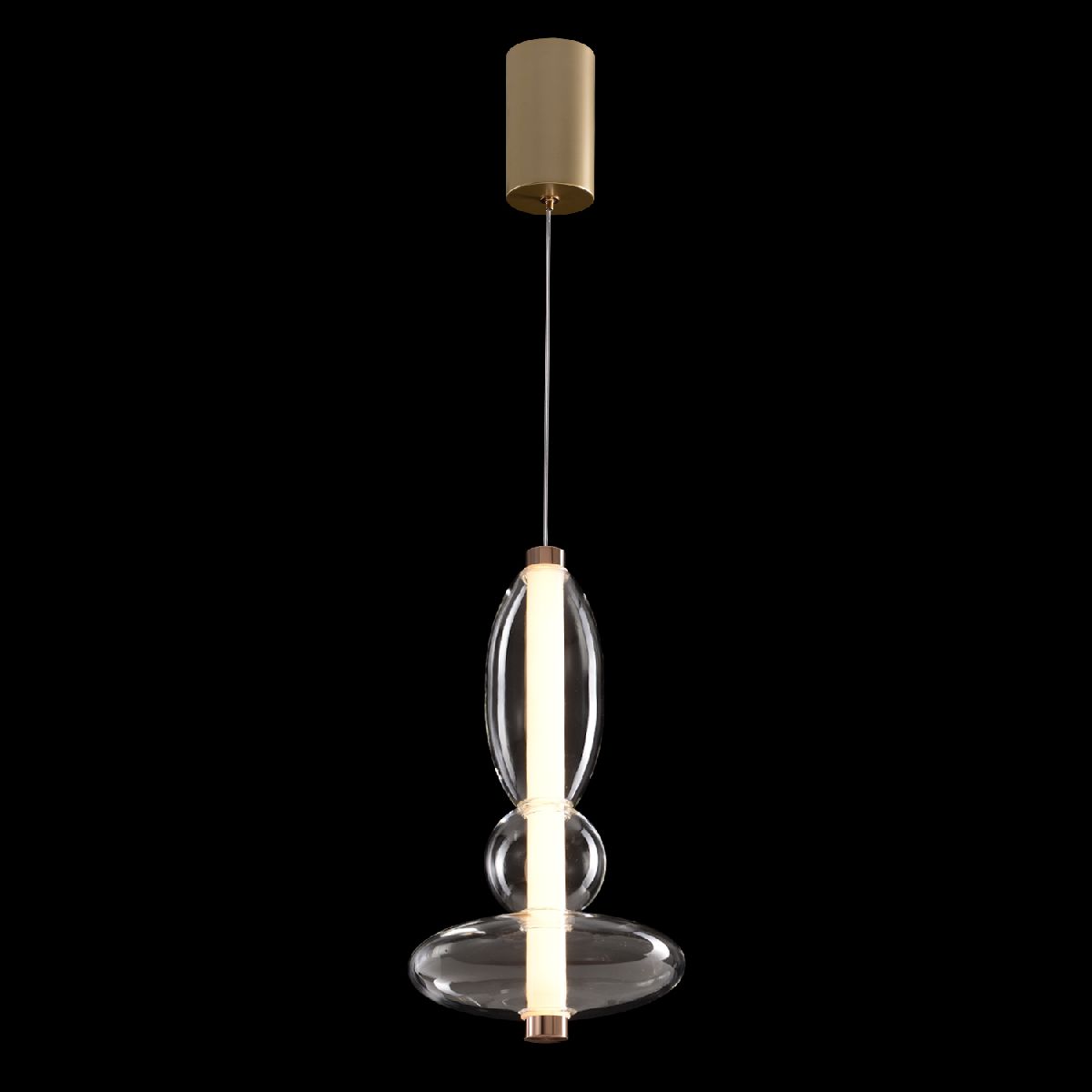 Подвесной светильник Crystal Lux QUASAR SP10W LED TRANSPARENT Подвесной светильник Crystal Lux QUASAR SP10W LED TRANSPARENT