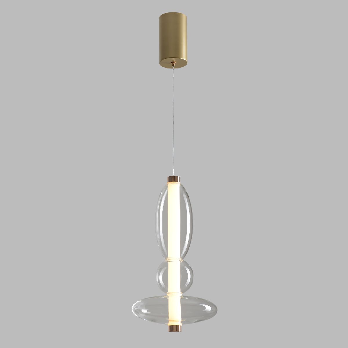 Подвесной светильник Crystal Lux QUASAR SP10W LED TRANSPARENT Подвесной светильник Crystal Lux QUASAR SP10W LED TRANSPARENT