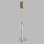 Подвесной светильник Crystal Lux QUASAR SP10W LED TRANSPARENT