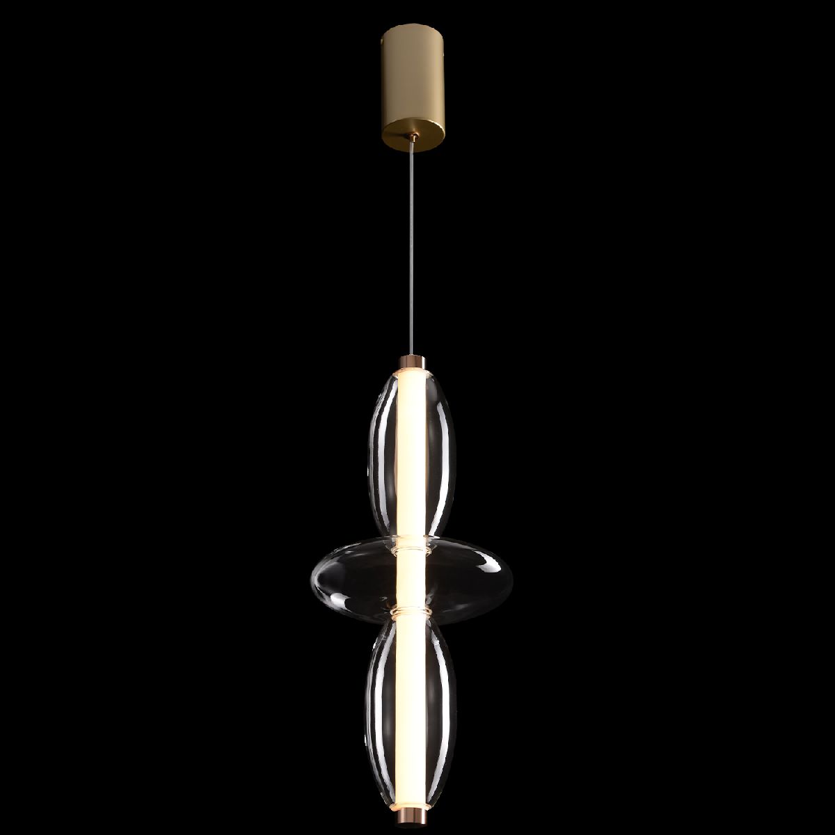 Подвесной светильник Crystal Lux QUASAR SP14W LED TRANSPARENT Подвесной светильник Crystal Lux QUASAR SP14W LED TRANSPARENT