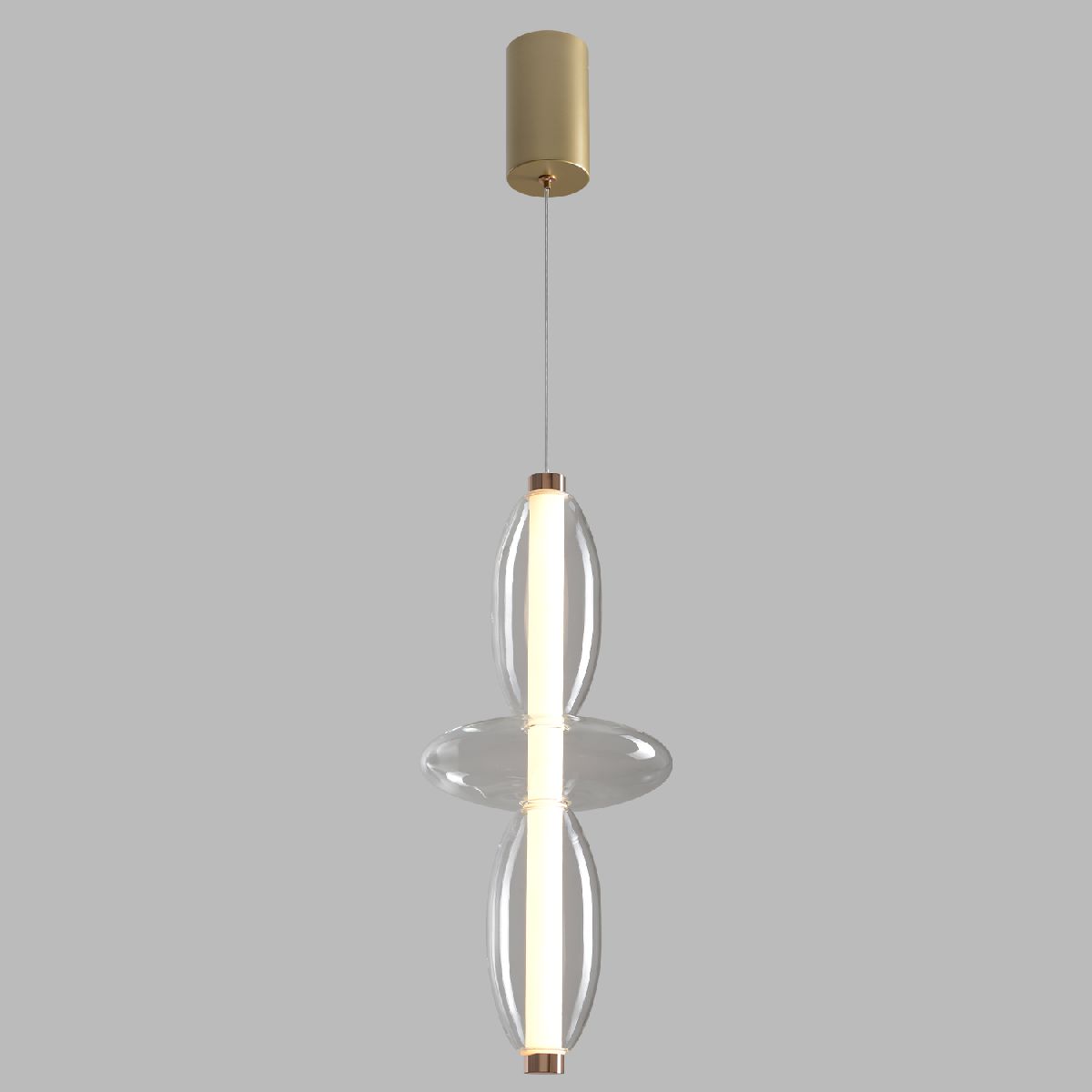 Подвесной светильник Crystal Lux QUASAR SP14W LED TRANSPARENT Подвесной светильник Crystal Lux QUASAR SP14W LED TRANSPARENT