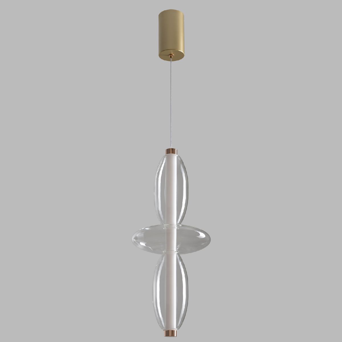Подвесной светильник Crystal Lux QUASAR SP14W LED TRANSPARENT Подвесной светильник Crystal Lux QUASAR SP14W LED TRANSPARENT