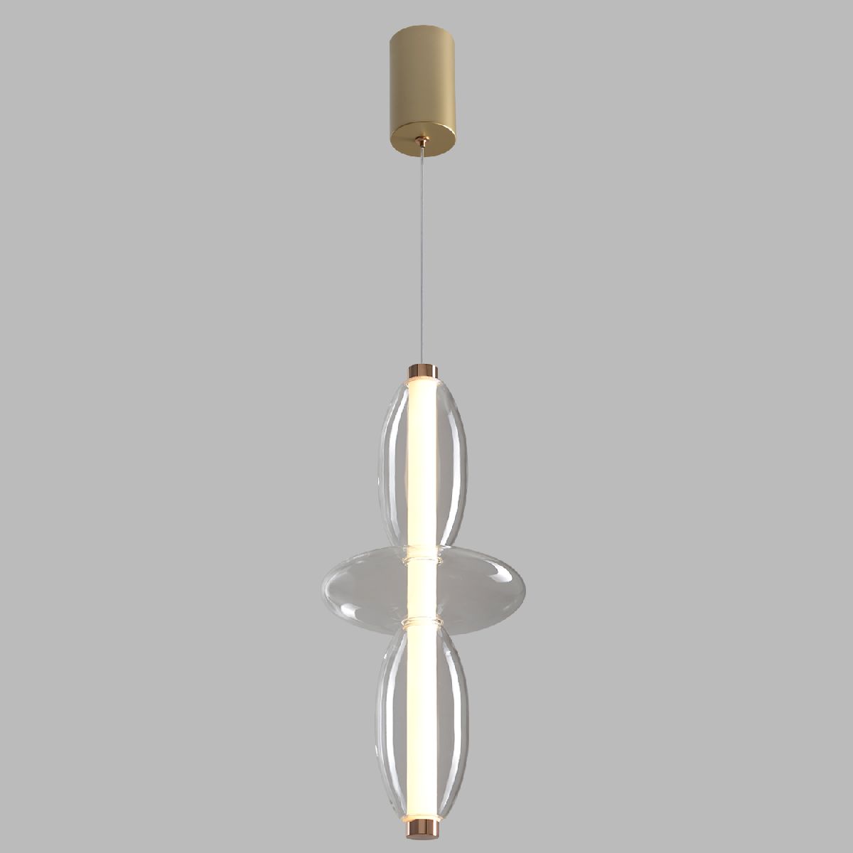 Подвесной светильник Crystal Lux QUASAR SP14W LED TRANSPARENT Подвесной светильник Crystal Lux QUASAR SP14W LED TRANSPARENT