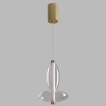 Подвесной светильник Crystal Lux QUASAR SP7W LED TRANSPARENT