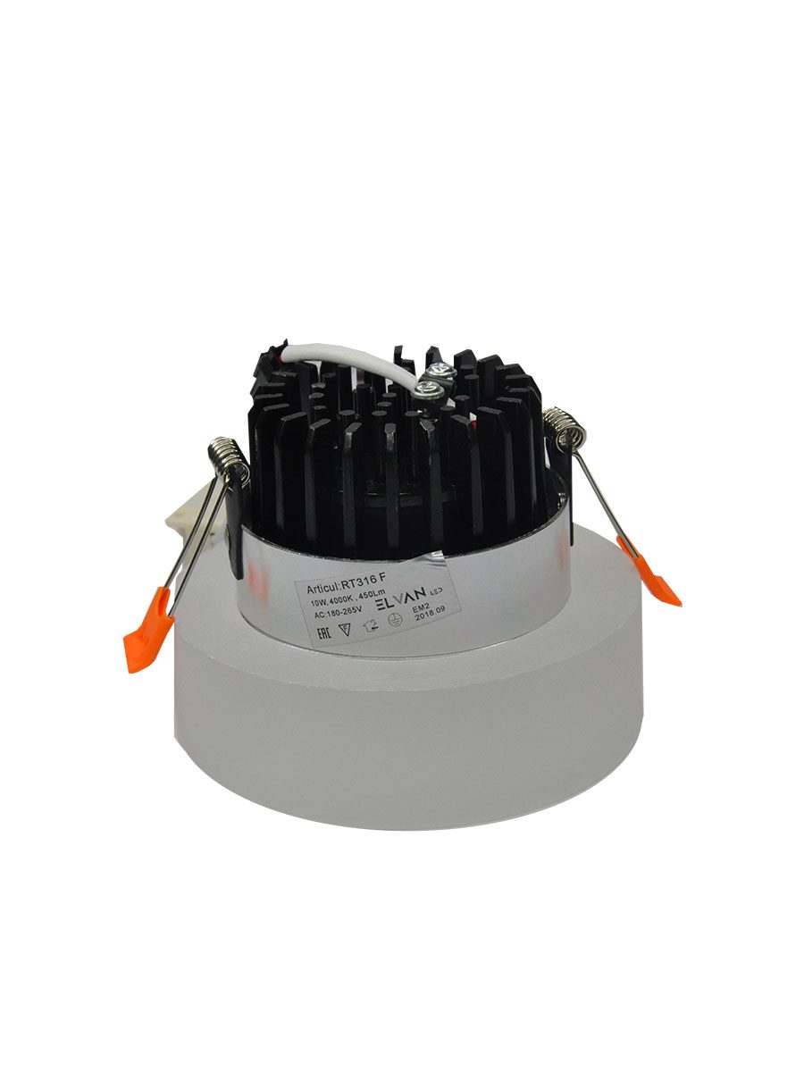 Встраиваемый светильник Elvan VLS-316R-10W-NH-Wh Встраиваемый светильник Elvan VLS-316R-10W-NH-Wh