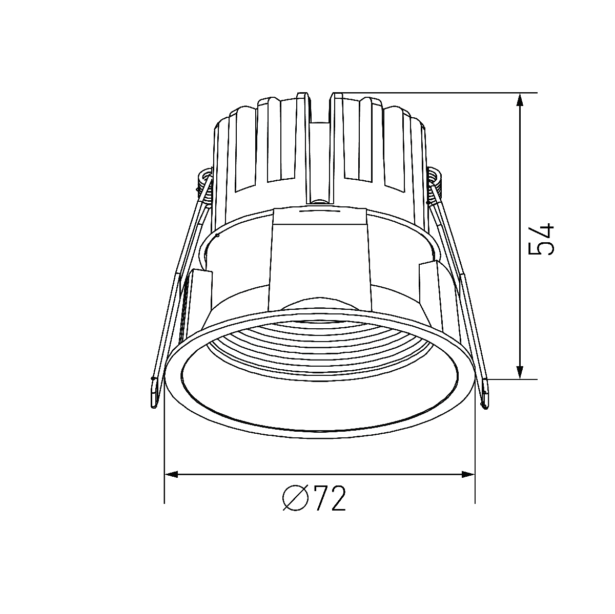 Встраиваемый светильник Designled DL-RE1202-WH-WW 011357 Встраиваемый светильник Designled DL-RE1202-WH-WW 011357