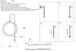 Бра Crystal lux CORIDA AP25W LED BLACK/GOLD