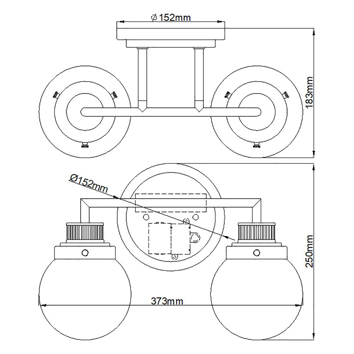 Бра Hinkley Poppy QN-POPPY2-PC-BATH Бра Hinkley Poppy QN-POPPY2-PC-BATH
