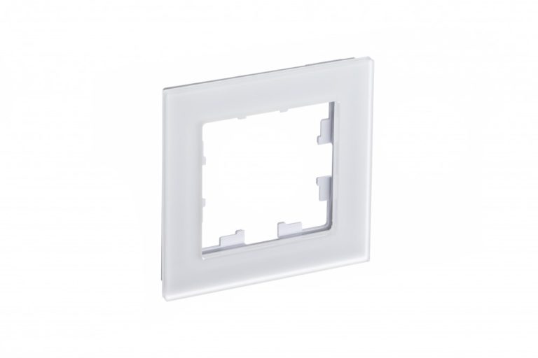 Рамка 1-ая Systeme Electric AtlasDesign Nature Матовое стекло белый ATN330101