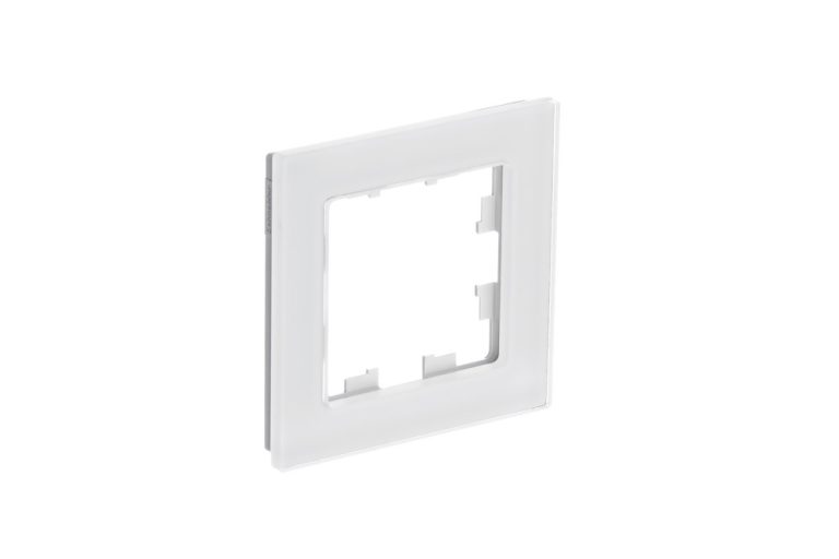 Рамка 1-ая Systeme Electric AtlasDesign Nature Натуральное стекло Белый ATN360101