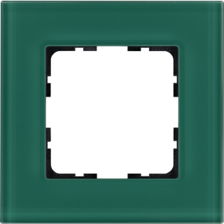 Рамка 1-постовая стекло цвет Лазурный Jasmart G1001GJ