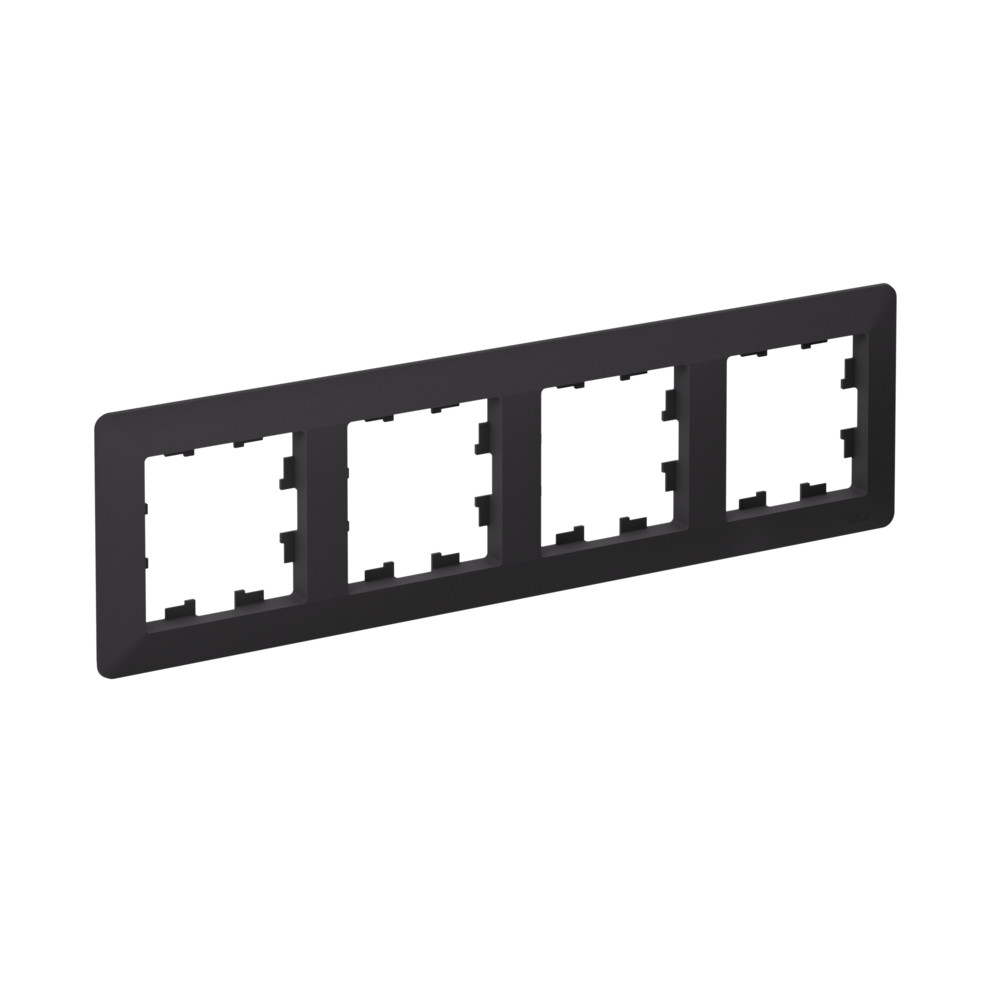 Рамка 4-ая Systeme Electric AtlasDesign Air Карбон/дымчатый черный ATN221004 Рамка 4-ая Systeme Electric AtlasDesign Air Карбон/дымчатый черный ATN221004