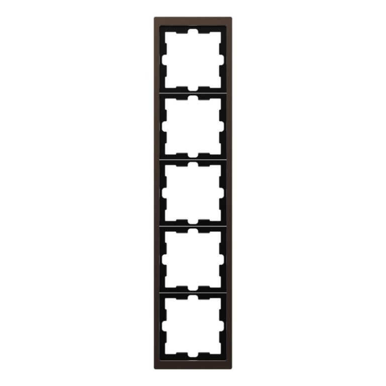 Рамка 5-постовая Schneider Electric Merten D-Life MTN4050-6552
