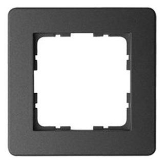 Рамка Jasmart G-Flex 1-постовая черный матовый (soft touch) поликарбонат G1101PB