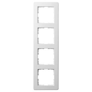 Рамка Jasmart G-Flex 4-постовая белый глянцевый поликарбонат G1104W