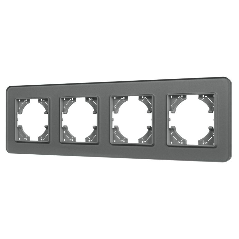 Рамка на 4 поста стеклянная Arlight FRM-OMALI-SFGS-4-GR 049718