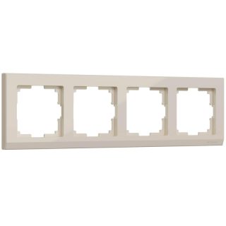 Рамка на 4 поста Werkel Stark слоновая кость W0041803 4690389161896