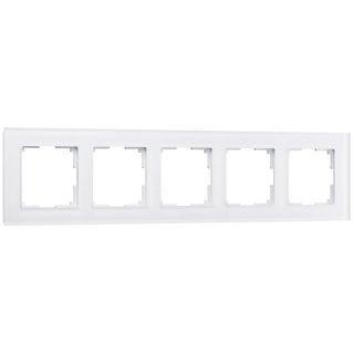 Рамка на 5 постов Werkel Favorit белый матовый W0051105 4690389160103