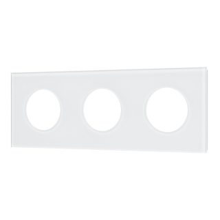 Рамка стеклянная на 3 поста Arlight FRM-GLARE-GC-3-WH 043838