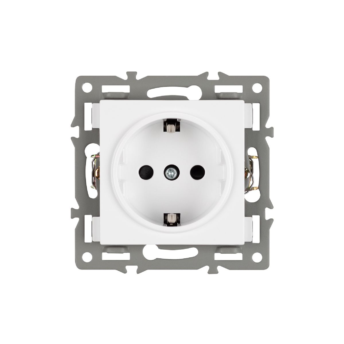 Механизм электрической розетки Arlight SCT-MEU1-PL-WH (250V, 16A) 043730 Механизм электрической розетки Arlight SCT-MEU1-PL-WH (250V, 16A) 043730