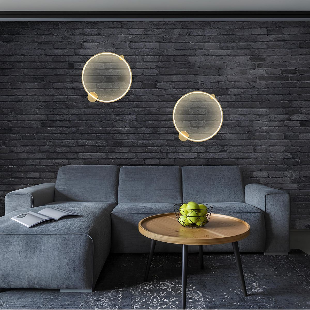 Настенный светильник Crystal Lux REAL AP35W LED BRASS Настенный светильник Crystal Lux REAL AP35W LED BRASS