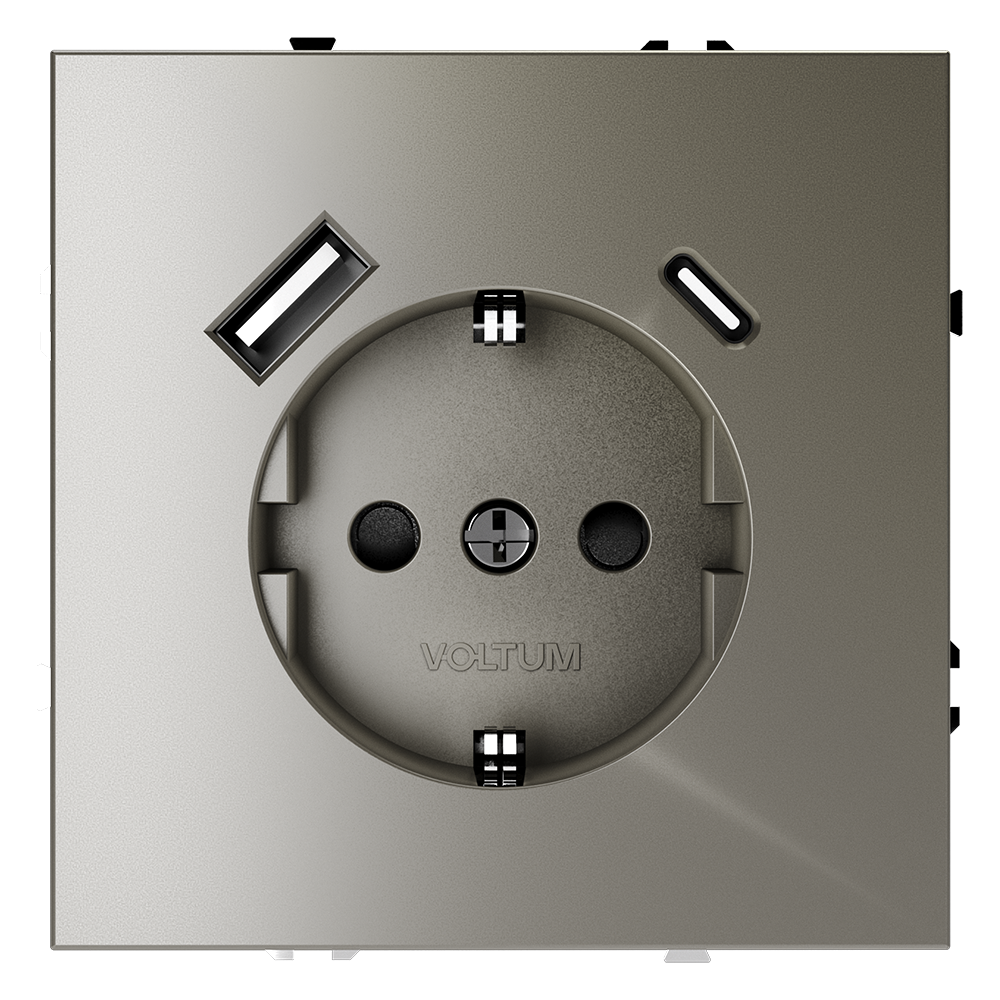 Розетка с USB, A+C Voltum S70 VLS040504 Розетка с USB, A+C Voltum S70 VLS040504