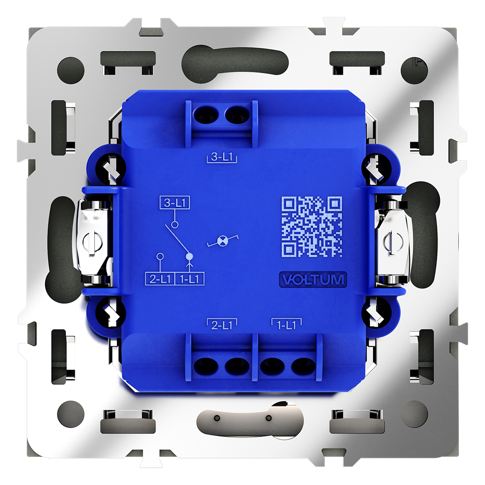 Проходной переключатель одноклавишный с подсветкой Voltum S70 VLS010408 Проходной переключатель одноклавишный с подсветкой Voltum S70 VLS010408