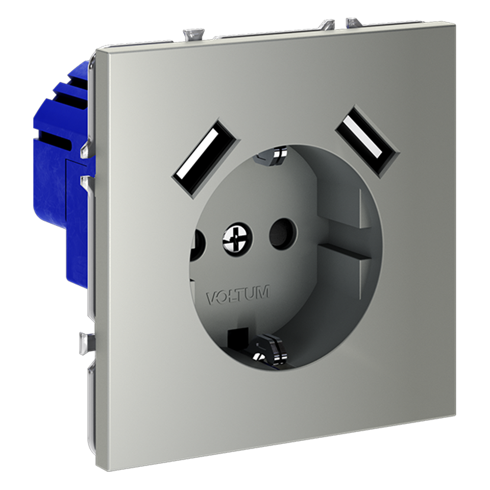 Розетка с USB, А+А Voltum S70 VLS040405 Розетка с USB, А+А Voltum S70 VLS040405