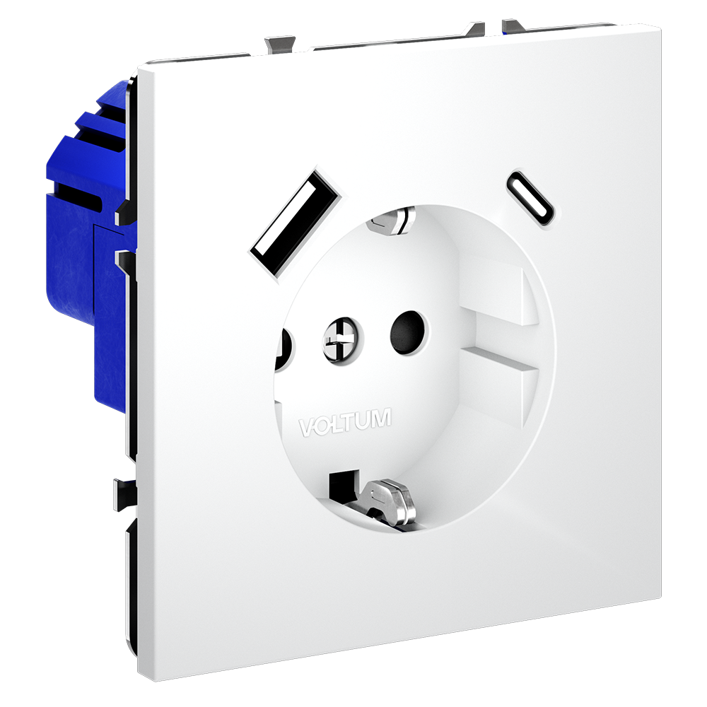Розетка с USB, A+C Voltum S70 VLS040502 Розетка с USB, A+C Voltum S70 VLS040502