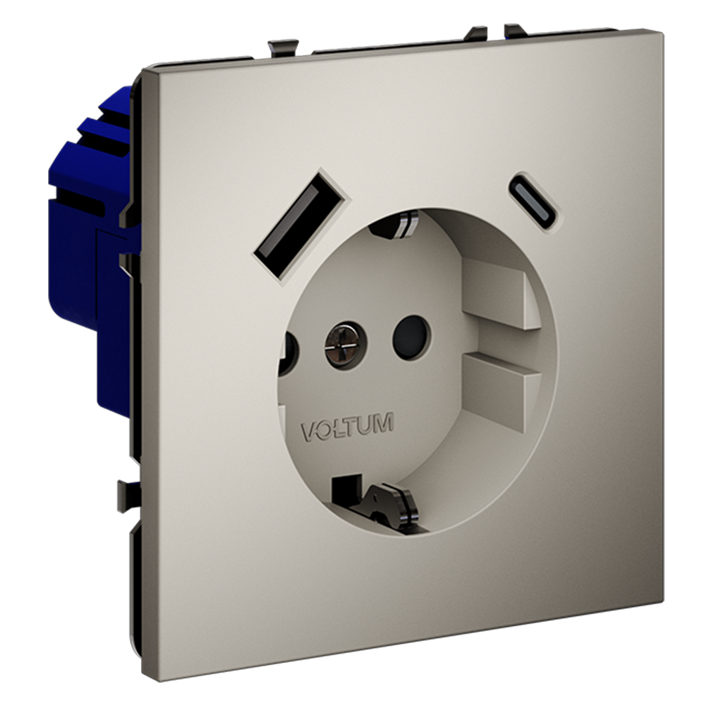 Розетка с USB, A+C Voltum S70 VLS040503 Розетка с USB, A+C Voltum S70 VLS040503