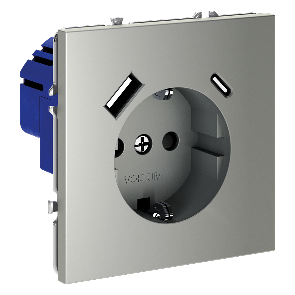 Розетка с USB, A+C Voltum S70 VLS040505 Розетка с USB, A+C Voltum S70 VLS040505