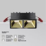 Встраиваемый светильник Maytoni Alfa LED DL043-02-10W4K-SQ-B-1