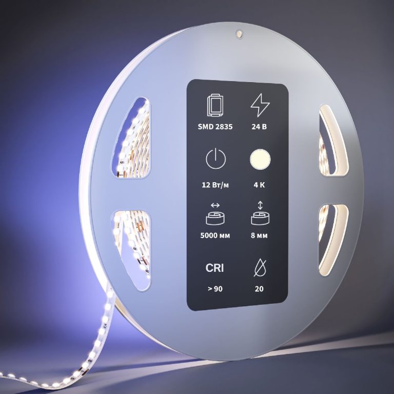 Светодиодная лента Maytoni Led Strip 24В 2835 12Вт/м 4000К 5м IP20 201101