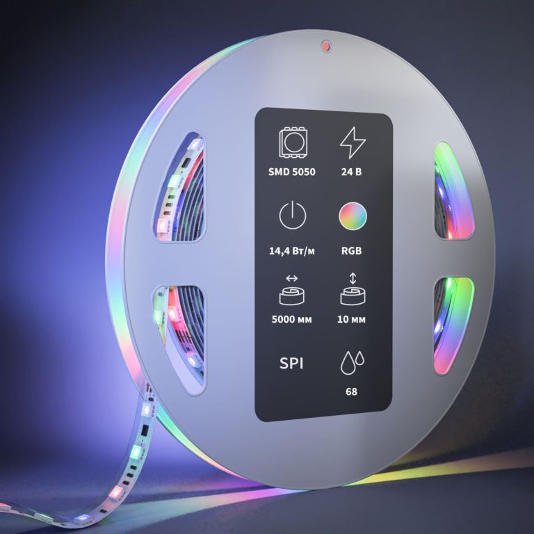 Светодиодная лента Maytoni Led Strip 24В 5050 14,4Вт/м RGB 5м IP68 201249