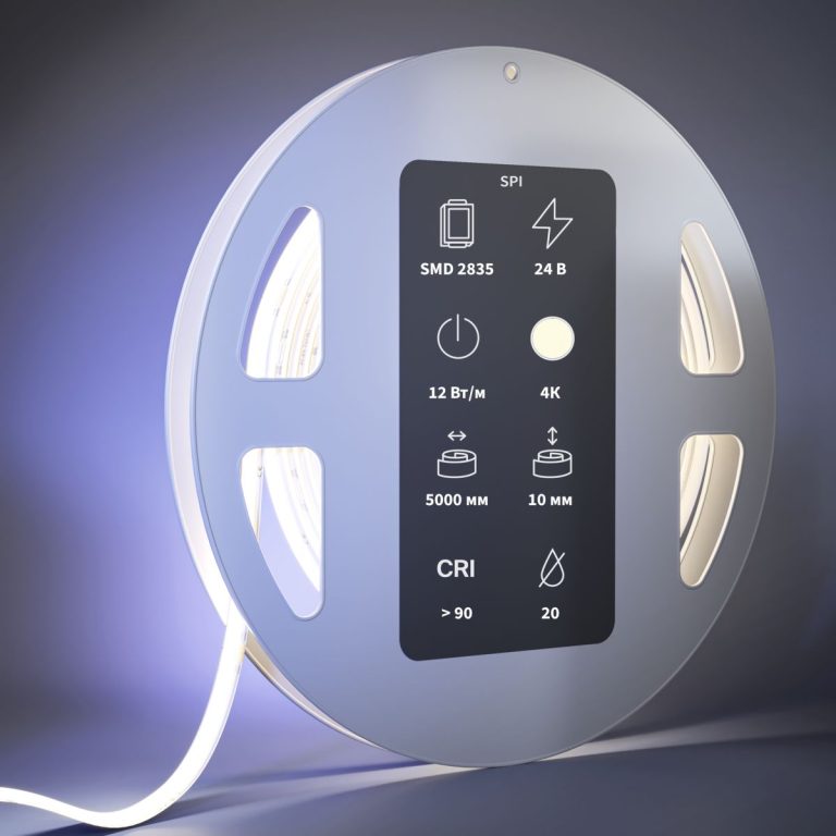 Светодиодная лента Maytoni Led Strip 24В COB 12Вт/м 4000K 5м IP20 201255