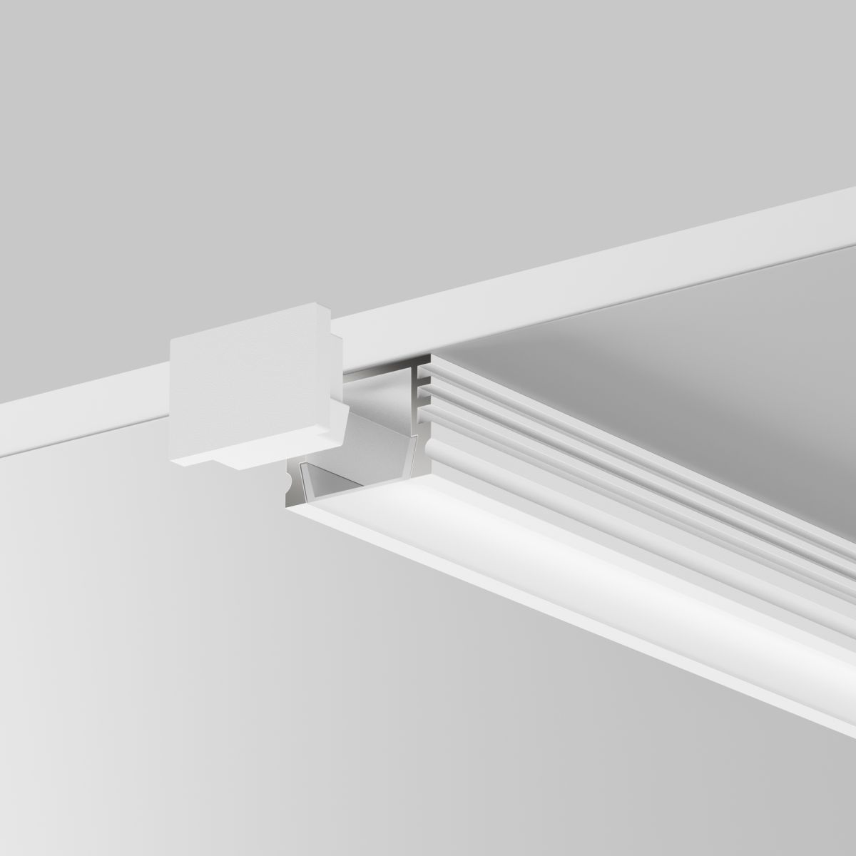 Алюминиевый профиль накладной 16x12 Maytoni Led Strip ALM-005-W-2M 631006 Алюминиевый профиль накладной 16x12 Maytoni Led Strip ALM-005-W-2M 631006