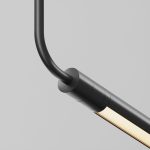 Заглушка для подвесного монтажа без ввода питания с тросом Maytoni Shelf CA024PL-B