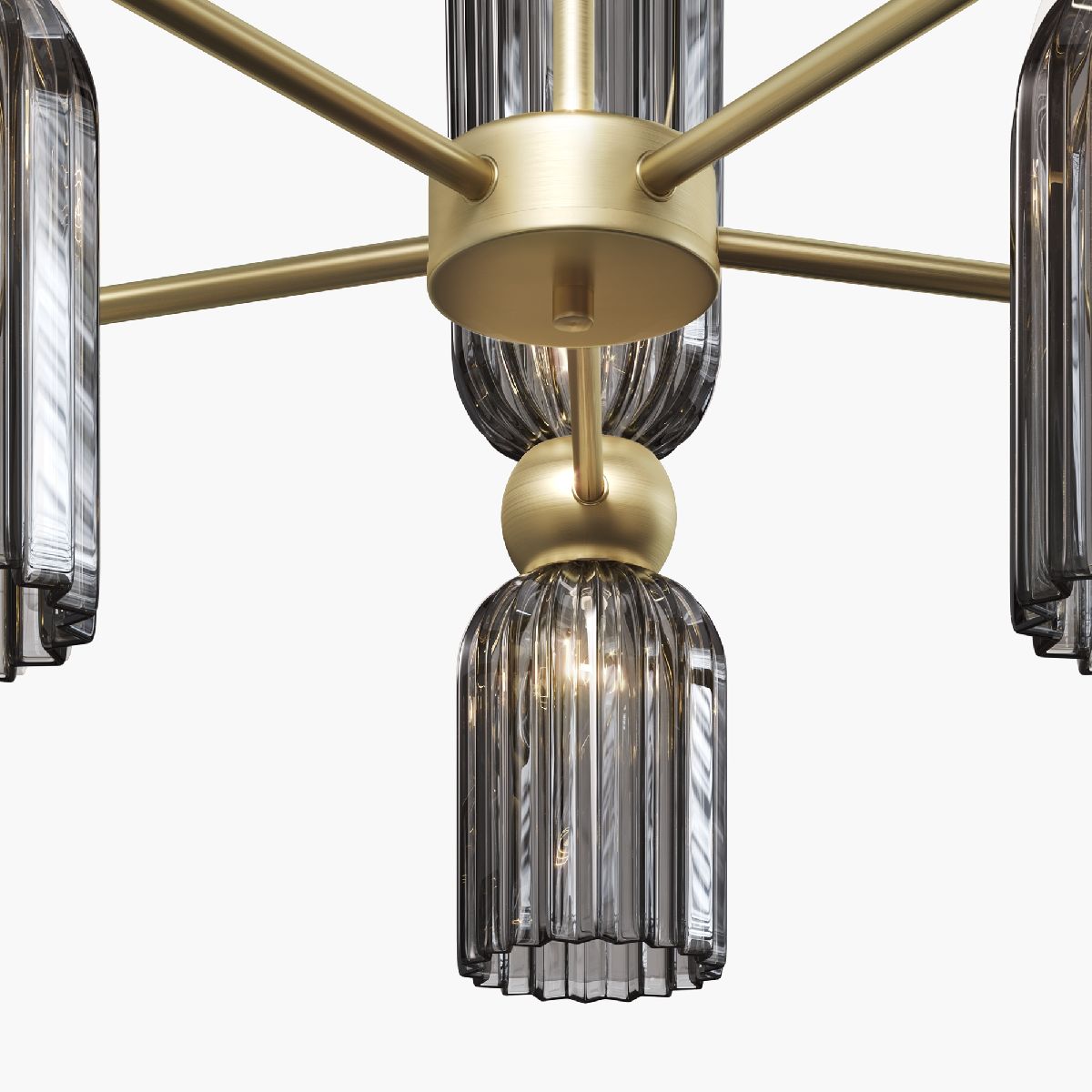 Люстра на штанге Maytoni Antic MOD302PL-10GR Люстра на штанге Maytoni Antic MOD302PL-10GR