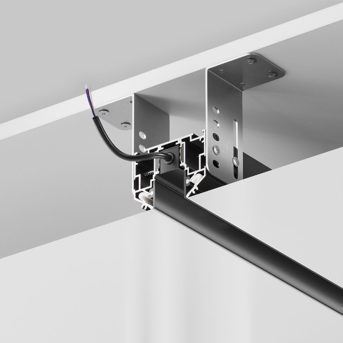 Магнитный встраиваемый шинопровод Maytoni Busbar trunkings Exility TRX034-SCH-422B Магнитный встраиваемый шинопровод Maytoni Busbar trunkings Exility TRX034-SCH-422B
