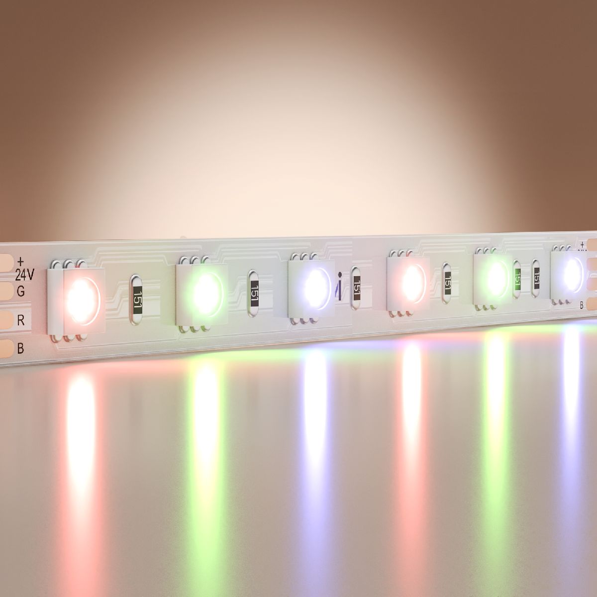Светодиодная лента Maytoni 24В 5050 14,4Вт/м RGB 5м IP 20 201197 Светодиодная лента Maytoni 24В 5050 14,4Вт/м RGB 5м IP 20 201197