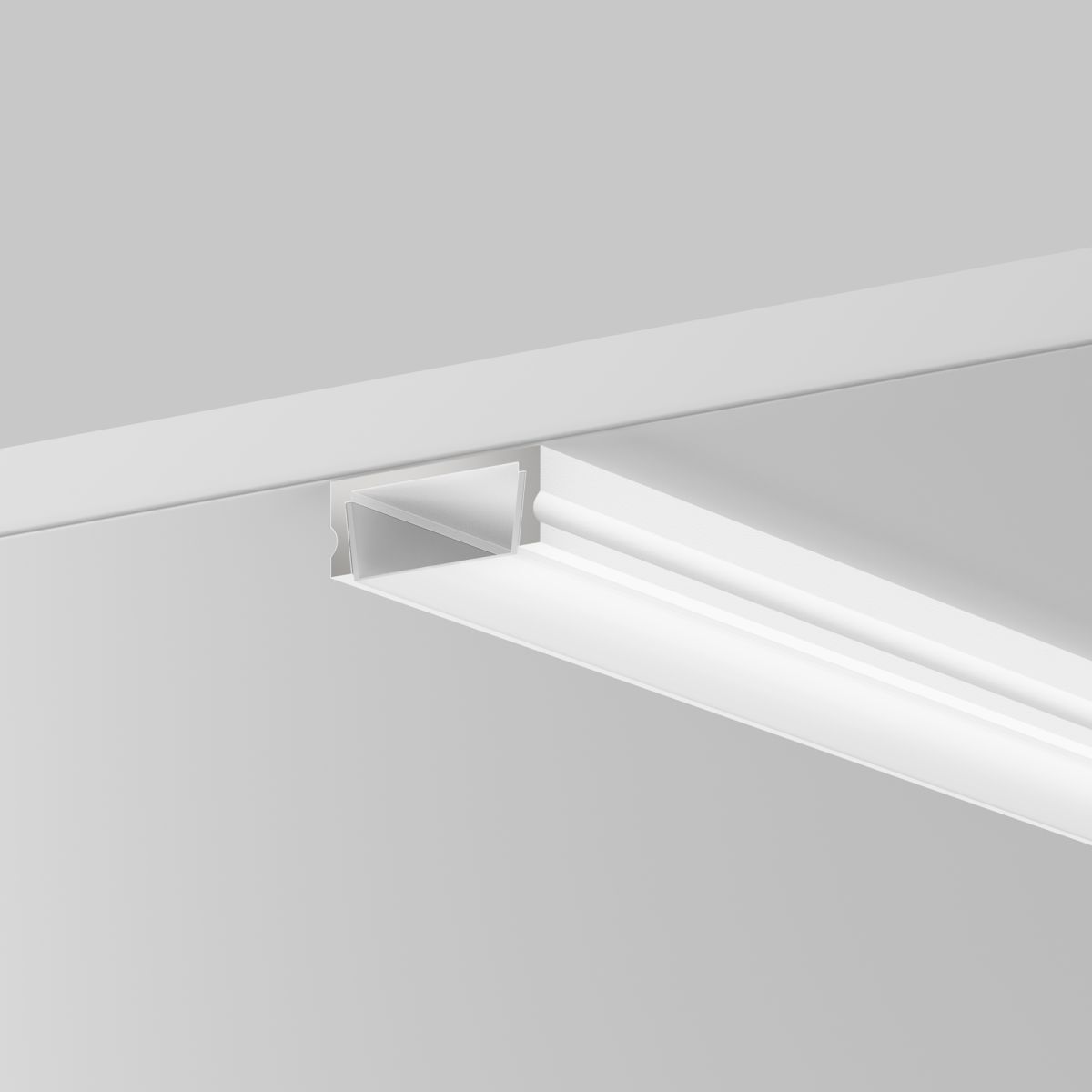 Алюминиевый профиль накладной 15x6 Maytoni Led Strip ALM-001-W-2M 631004 Алюминиевый профиль накладной 15x6 Maytoni Led Strip ALM-001-W-2M 631004